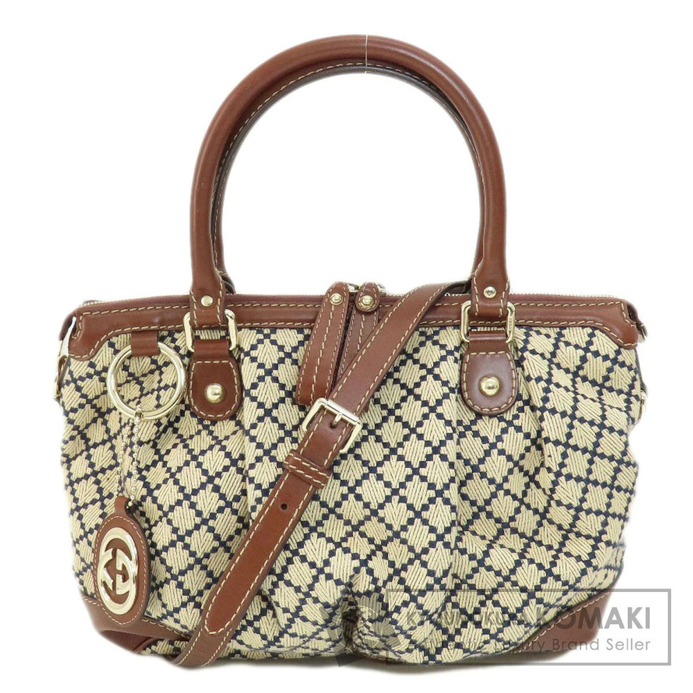 Gucci Diamante Sukey Bag Handbag Canvas